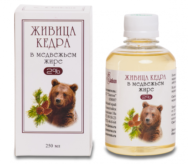 Медвежий жир с живицей  в Казани